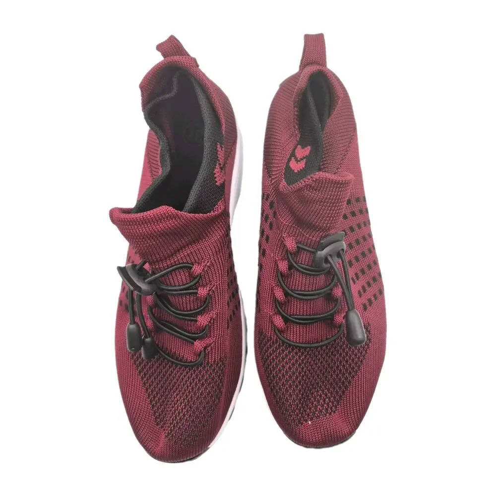 Maroon Slip-On Comfort Sneakers Women 6.5/37 NEVER WORN